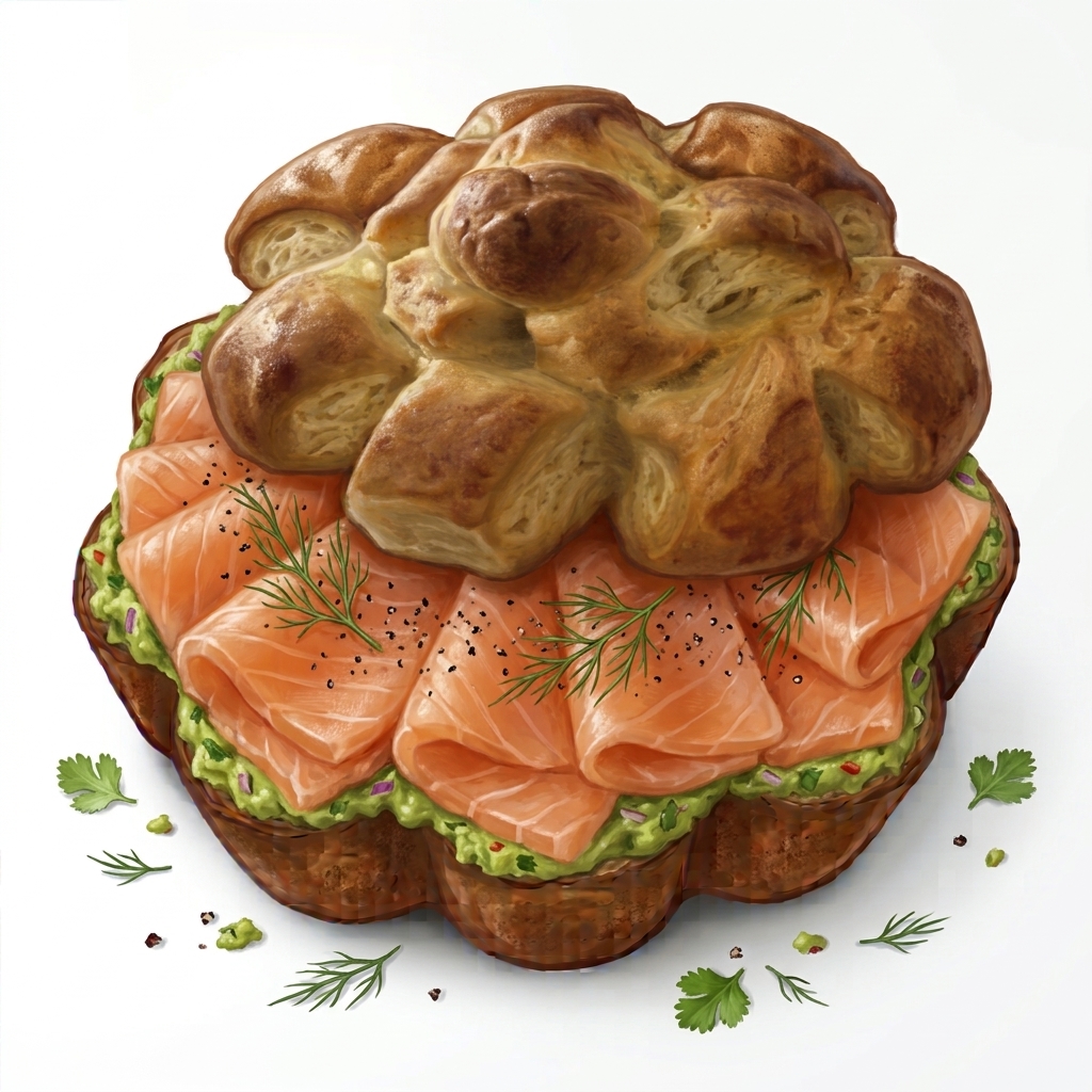Sandwich Pomme-Cannelle Saumon Avocat